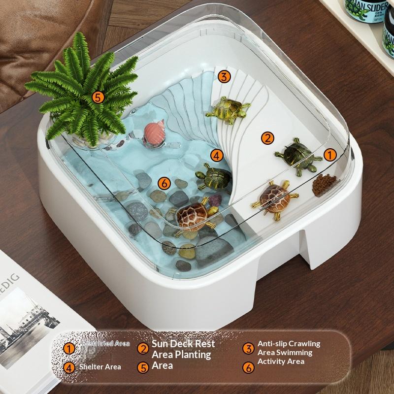 Home Decor Habitat - New Transparent Turtle Tank Home Desktop