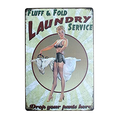 Home Decor Store - Metal Tin Sign Vintage Chic Art
