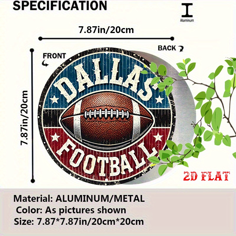 2D Flat, 1pc Dallas Football R - огляд і ціна Home Decor Dallas