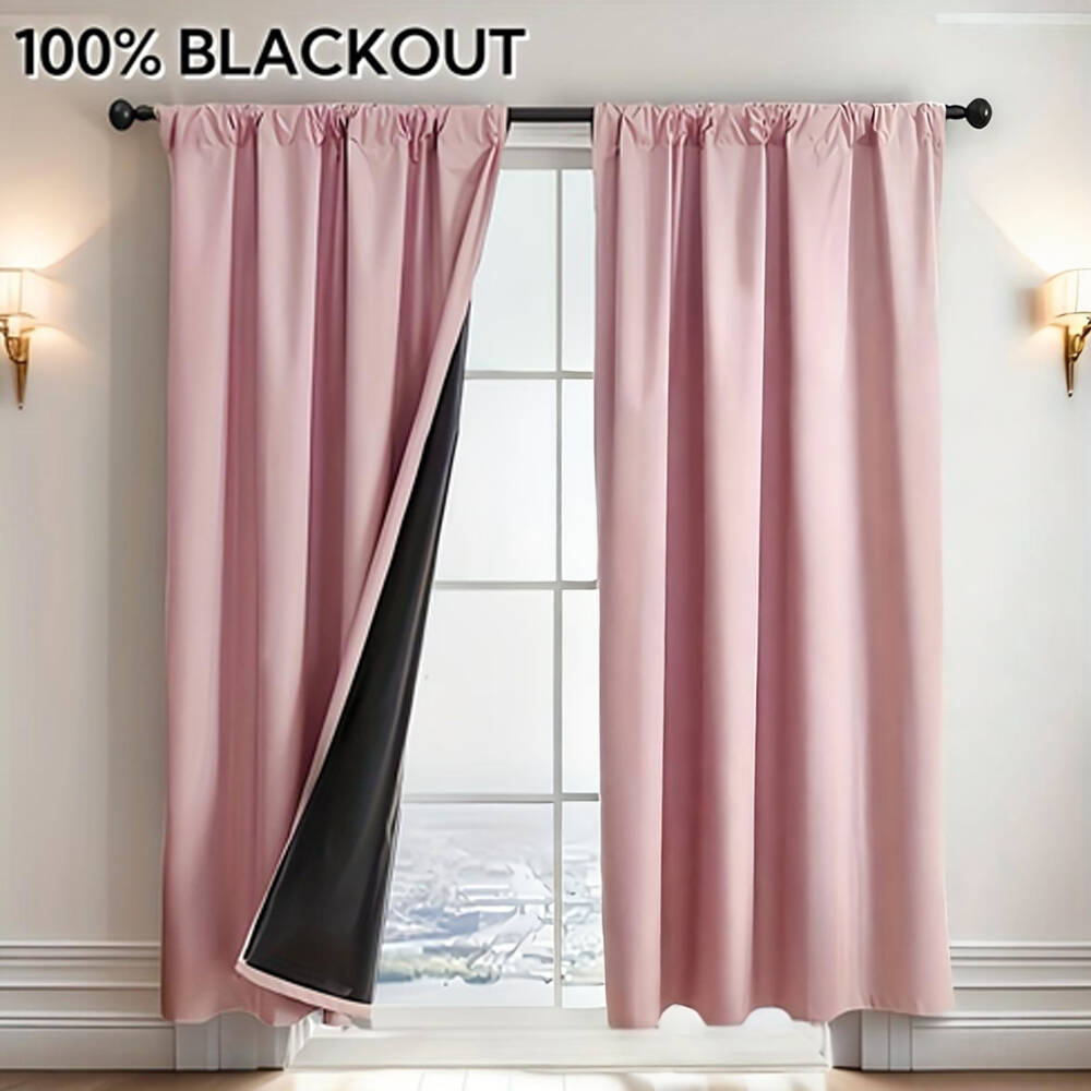 1pc 100% Blackout Curtain with - огляд і ціна Home Decor Under 100