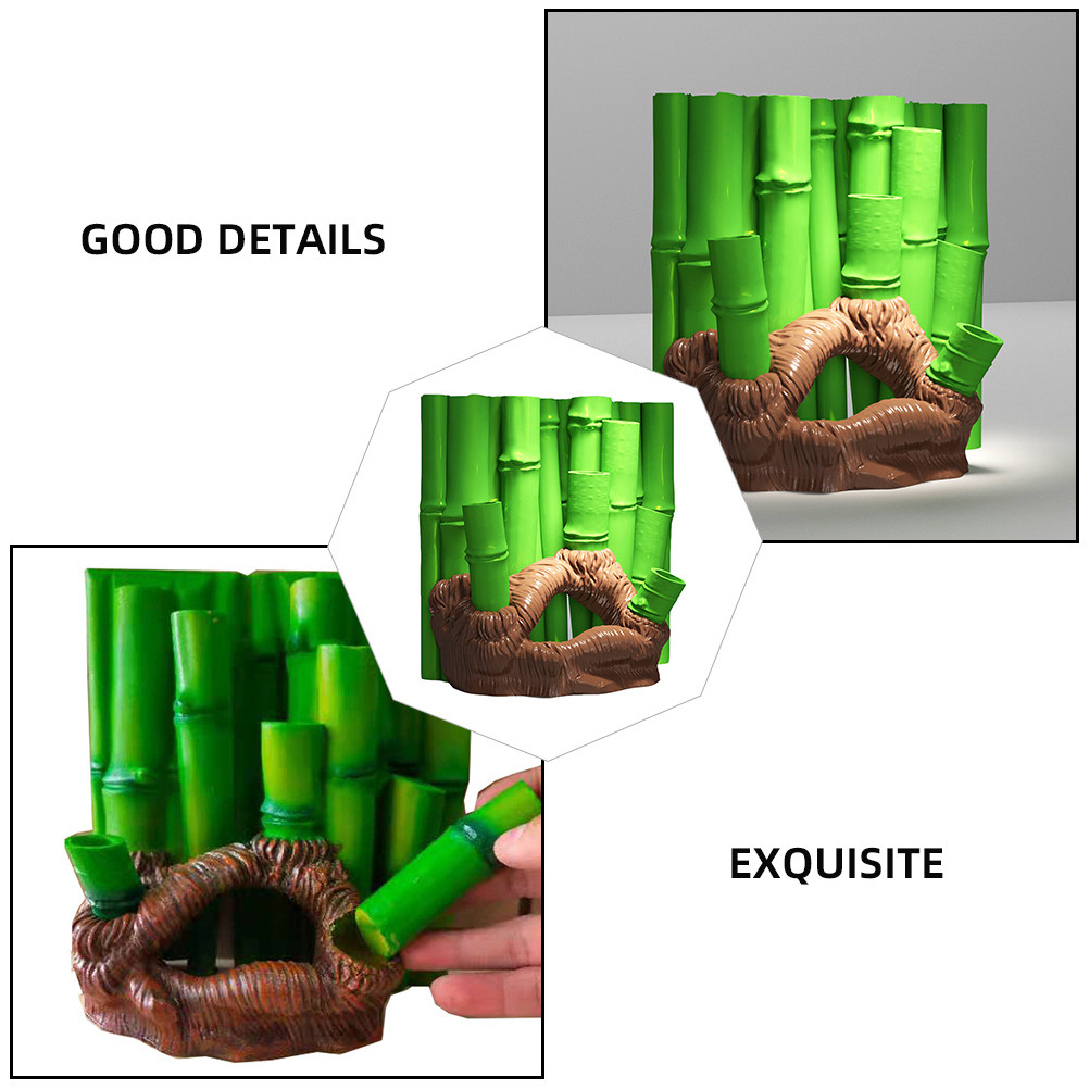 1Pcs Fish Tank 3D Bamboo Resin - огляд і ціна Home Decor Habitat