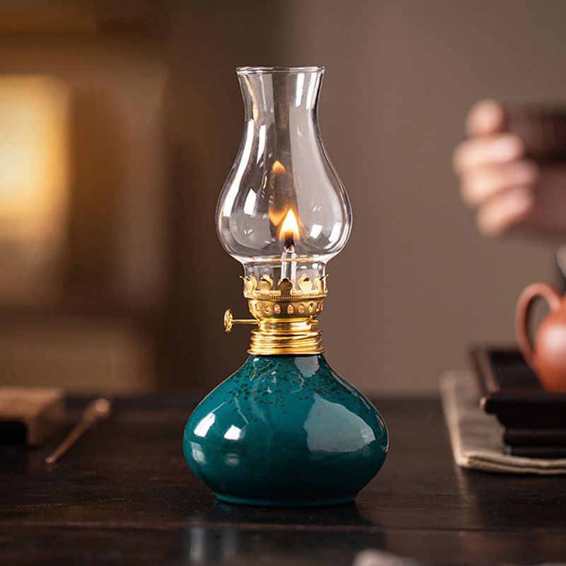 Vintage Ceramic Lotus Oil Lamp - огляд і ціна Home Decor Zen