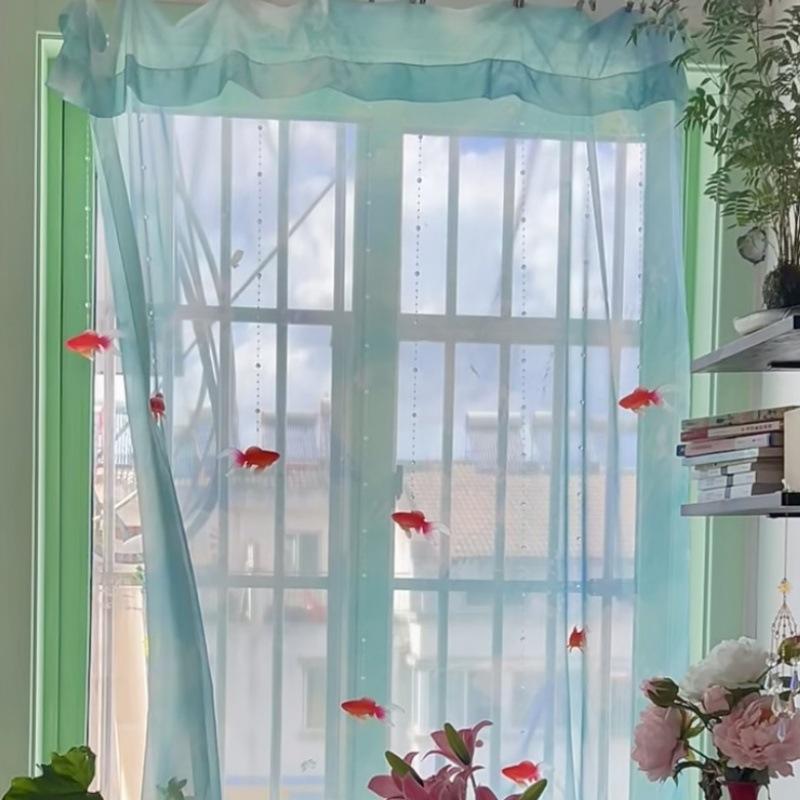 Light Blue Solid Sheer Voile W - огляд і ціна Home Decor Under 100
