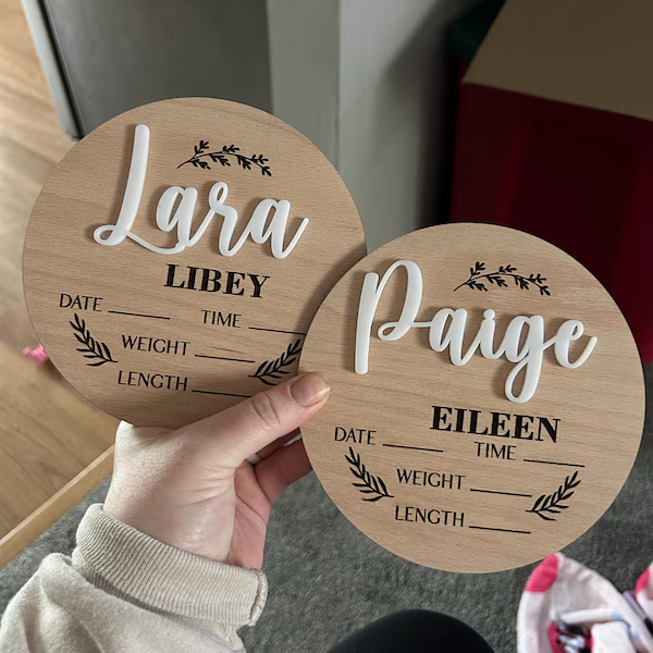 1Pc Custom Baby Announcement S - огляд і ціна Home Decor Unique