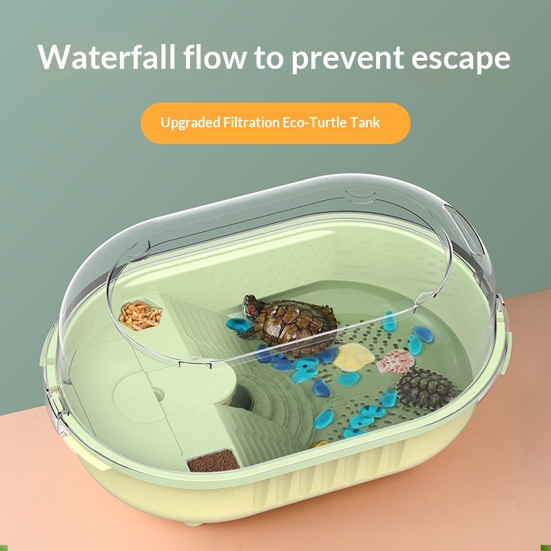 Turtle Aquarium Tank Fish Pet  - огляд і ціна Home Decor Habitat