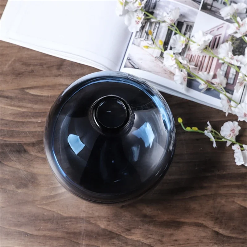 Minimalist Blue Black Glass Va - огляд і ціна Glass Vase Nordic