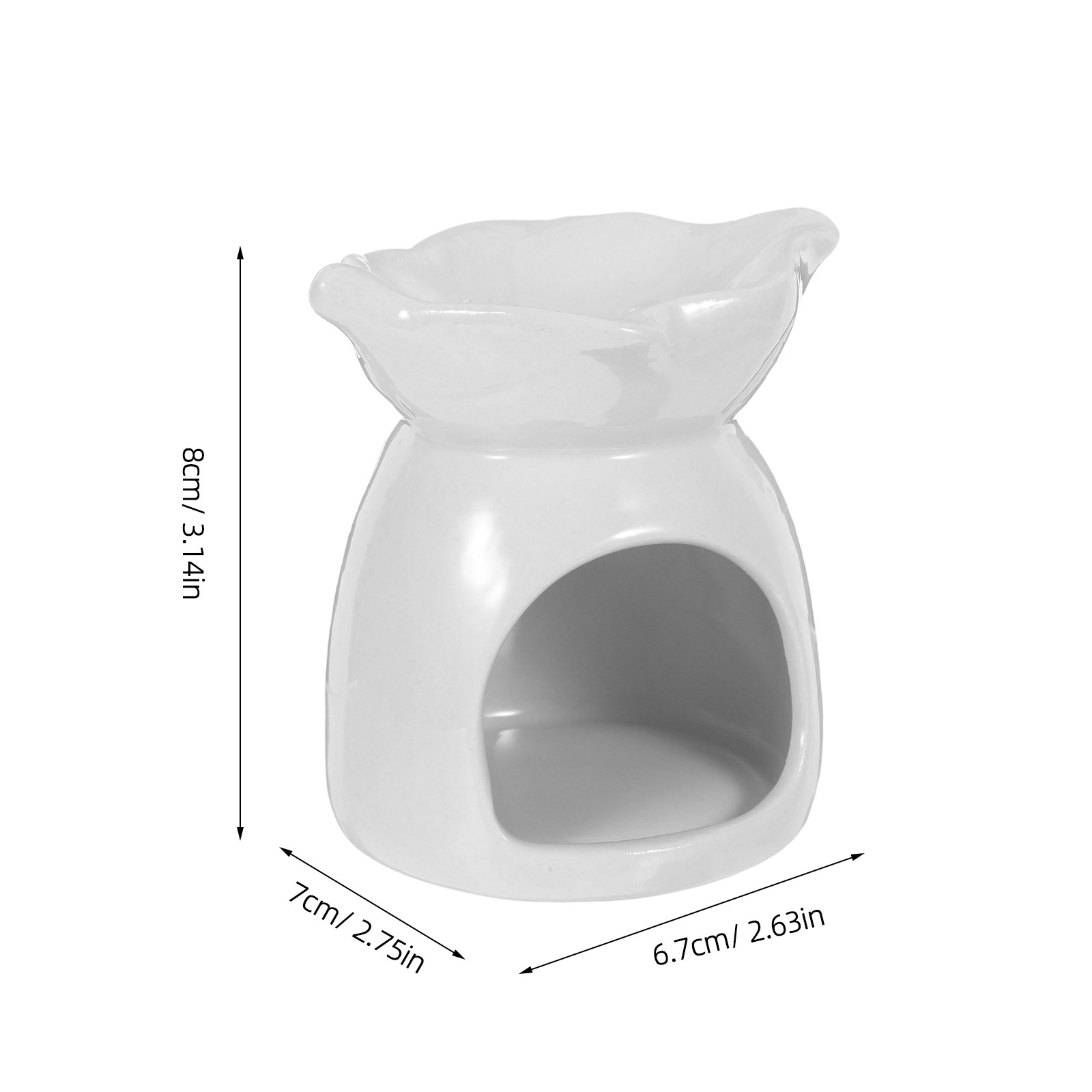 Ceramic Holder Elegant Leaf-Sh - огляд і ціна Home Decor Essentials