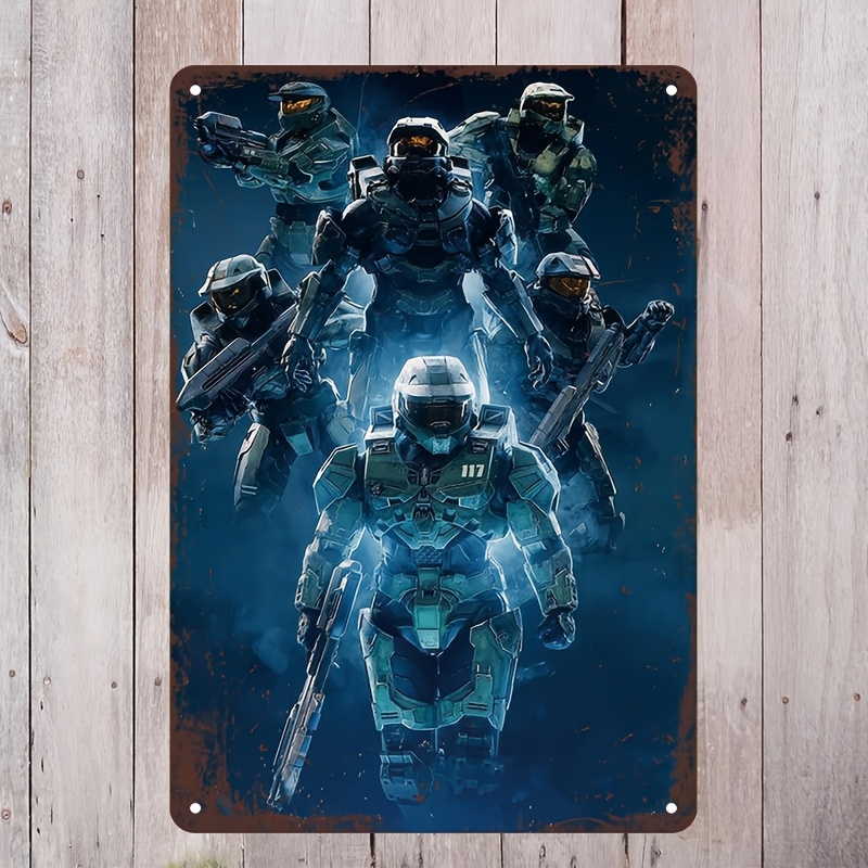 Halo-Inspired Metal Wall Art S - огляд і ціна Home Decor Games Free