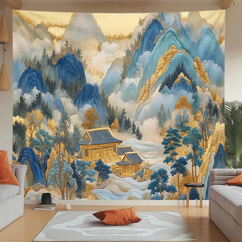 Vintage Chinese Landscape Tape - огляд і ціна Home Decor Under 100