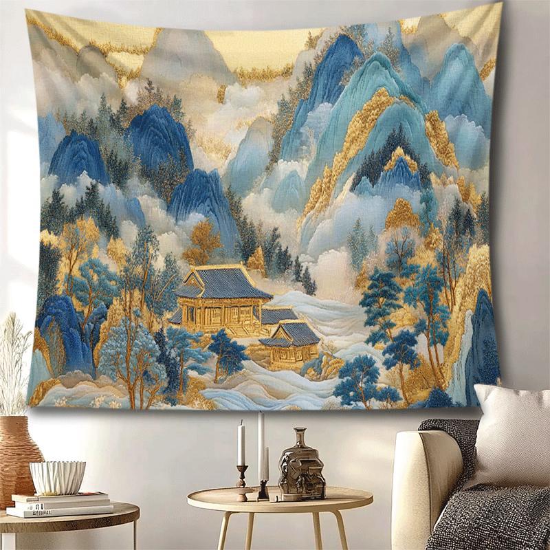 Vintage Chinese Landscape Tape - огляд і ціна Home Decor Under 100