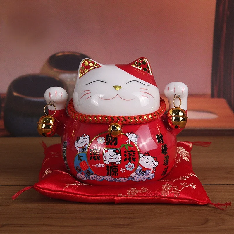 4.5 Inch Lucky Cat Piggy Bank  - огляд і ціна Home Decor Store