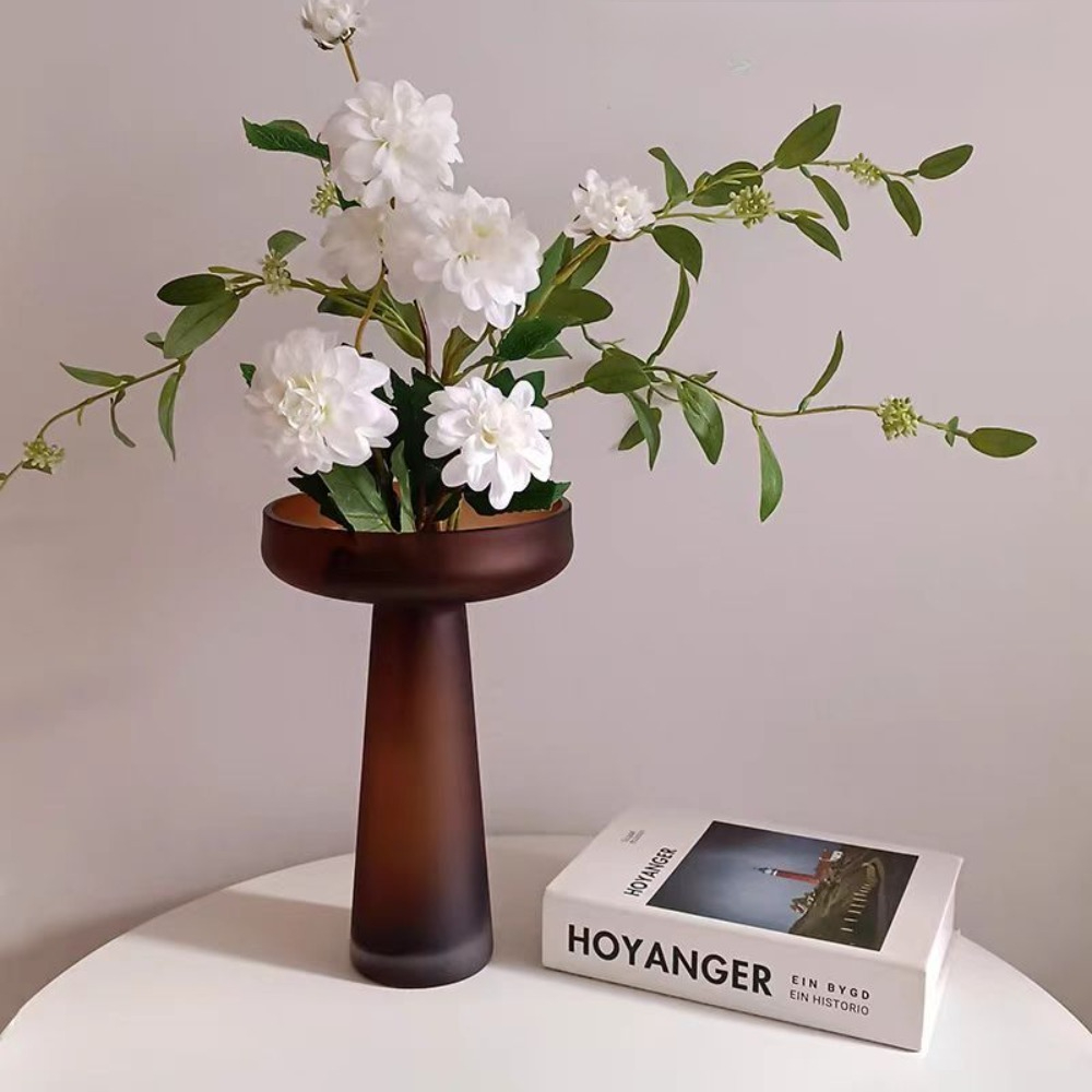 Nordic Vintage Brown Frosted G - огляд і ціна Glass Vase Nordic