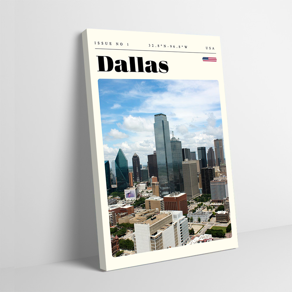 Dallas Texas Travel Printing P - огляд і ціна Home Decor Dallas