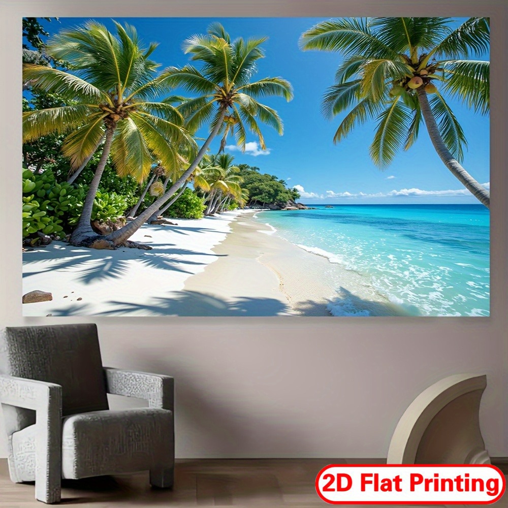 Tropical Beach Tapestry Wall H - огляд і ціна Home Decor Under 100