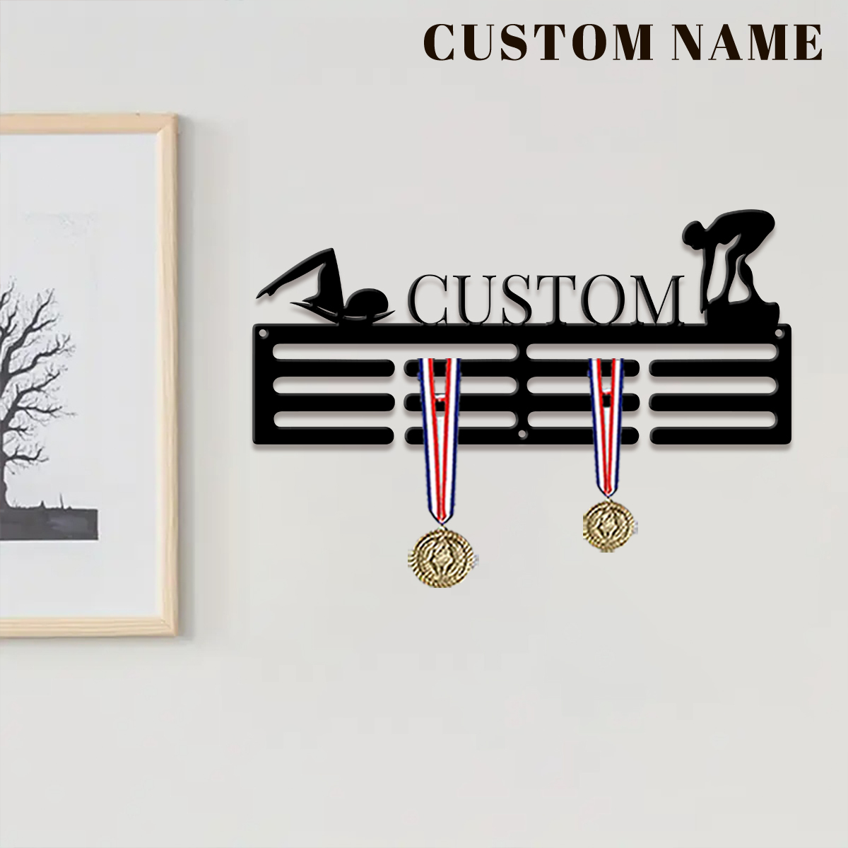 1pc Custom Swimming Metal Meda - огляд і ціна Home Decor Unique