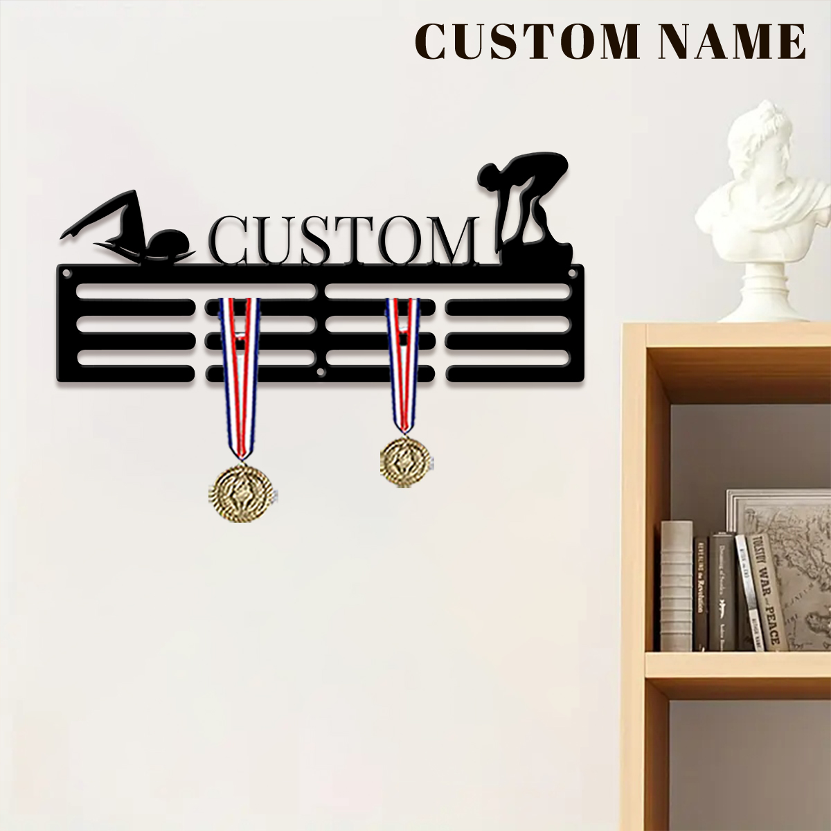 1pc Custom Swimming Metal Meda - огляд і ціна Home Decor Unique