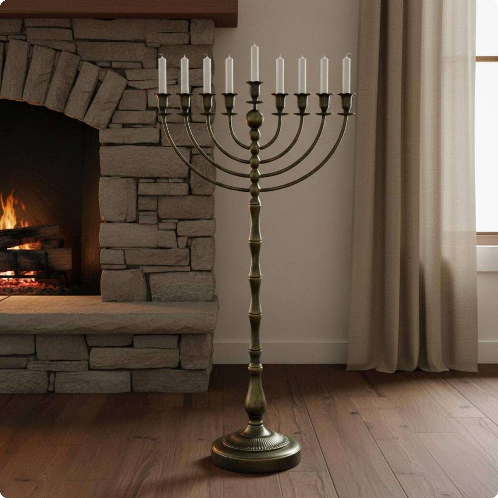 Antique Bronze Menorah Stand M - огляд і ціна Home Decor You