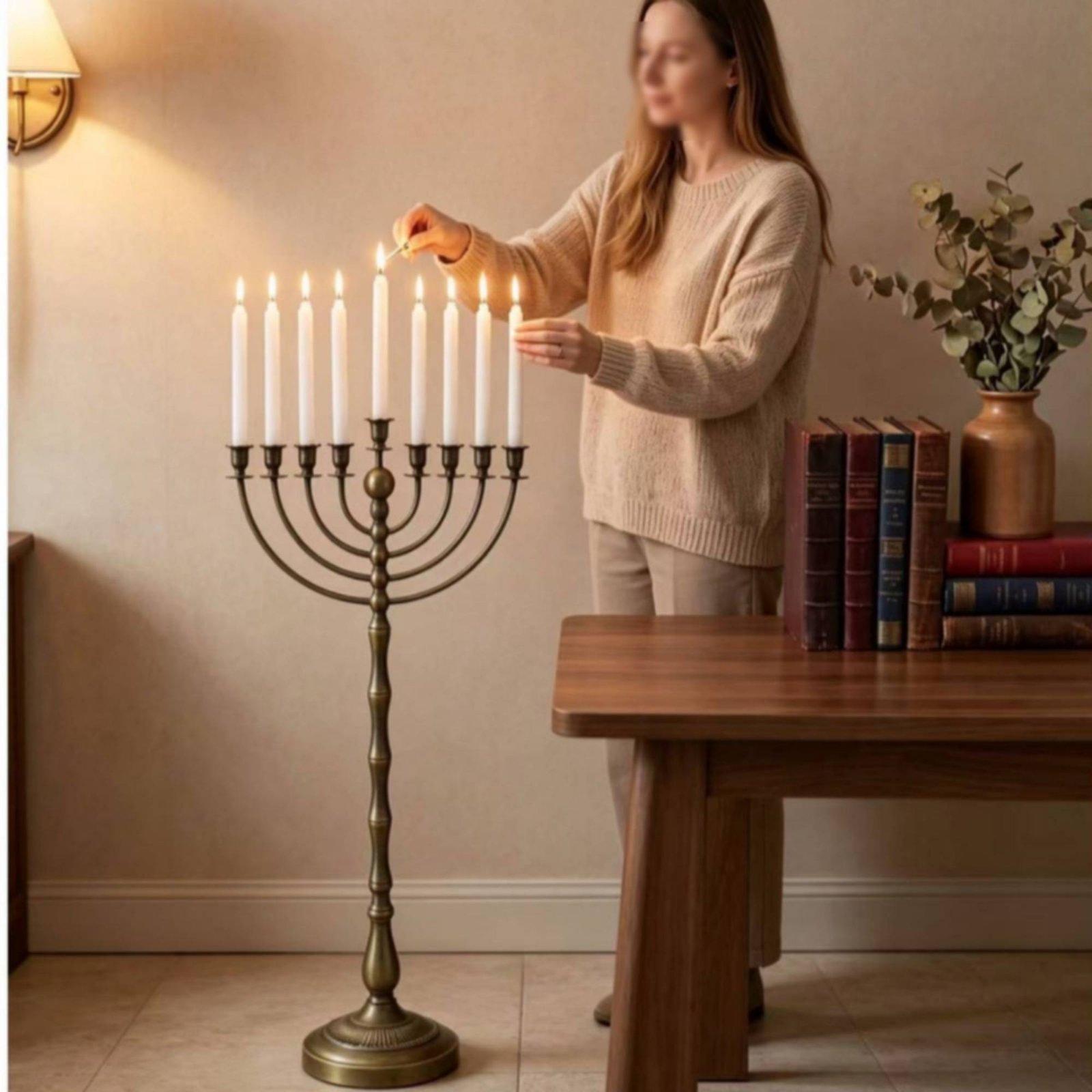 Antique Bronze Menorah Stand M - огляд і ціна Home Decor You