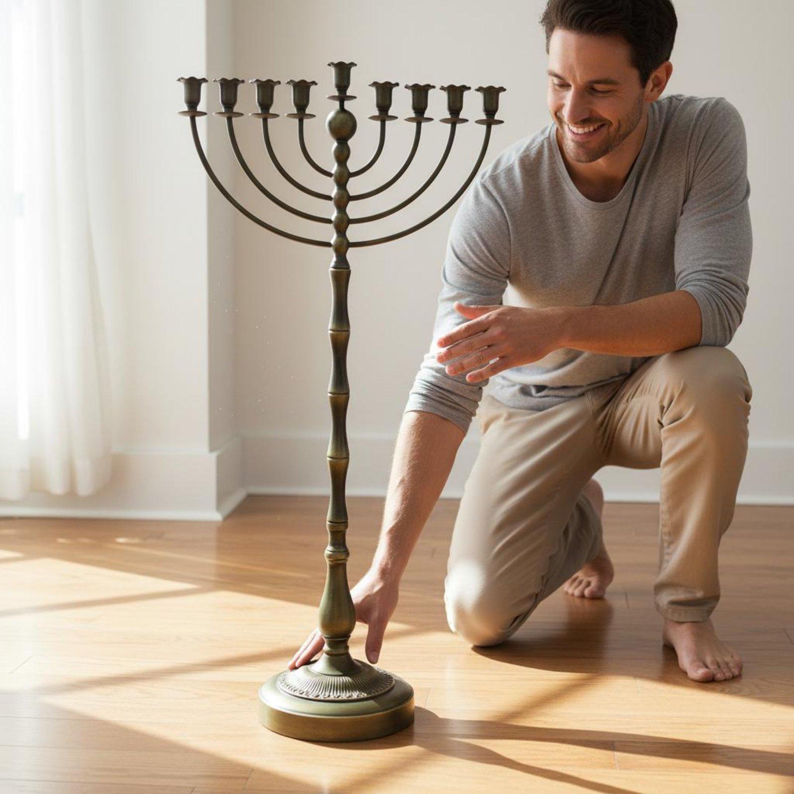 Antique Bronze Menorah Stand M - огляд і ціна Home Decor You