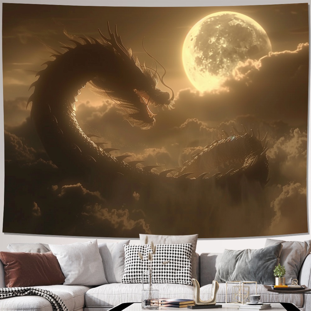 Mythical Dragon Under Full Moo - огляд і ціна Home Decor Under 100