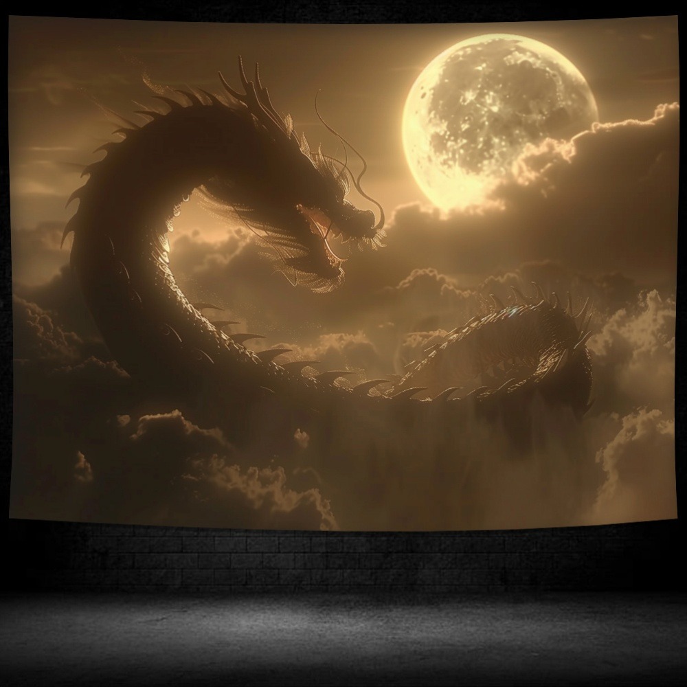 Mythical Dragon Under Full Moo - огляд і ціна Home Decor Under 100
