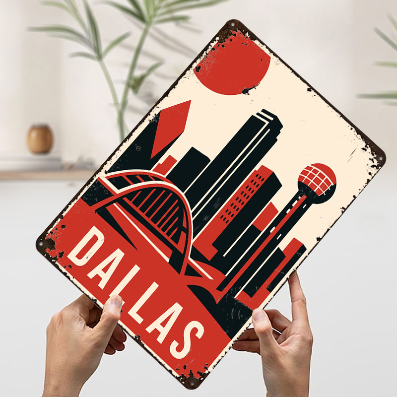 Dallas Vintage Travel Printed  - огляд і ціна Home Decor Dallas