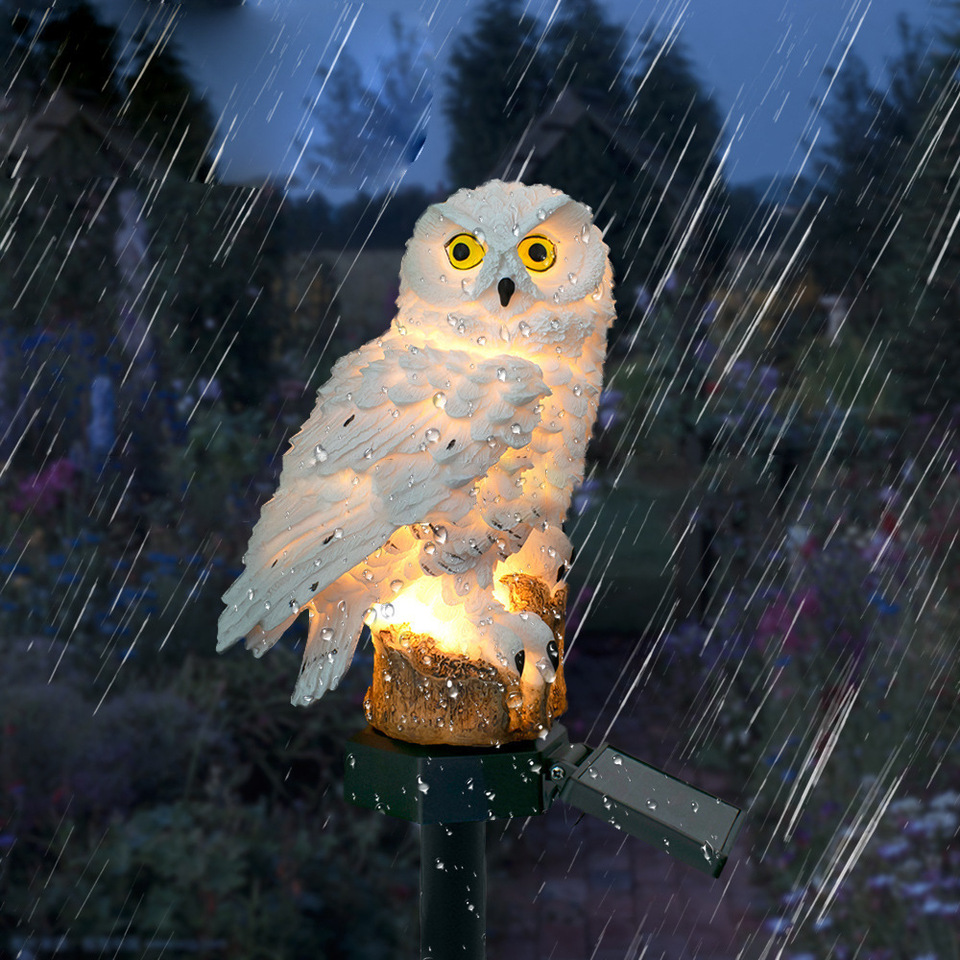 Solar Owl Statue Garden Light  - огляд і ціна Home Decor Unique