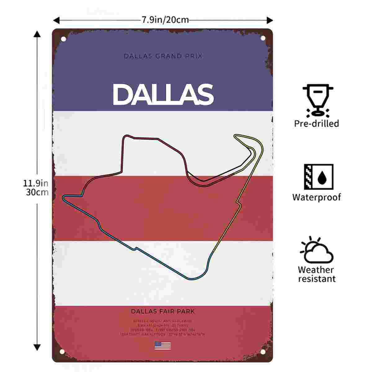 2D FLAT 1pc Dallas Grand Prix  - огляд і ціна Home Decor Dallas