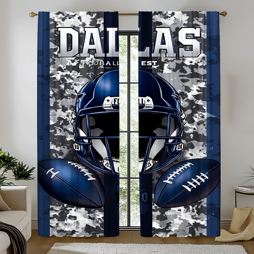 Dallas Football Door Curtains  - огляд і ціна Home Decor Dallas