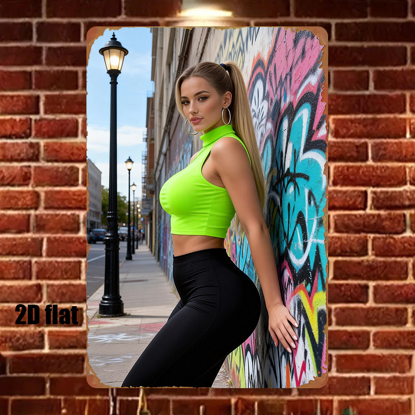 2D Vintage Metal Sign Street A - огляд і ціна Home Decor Games Free