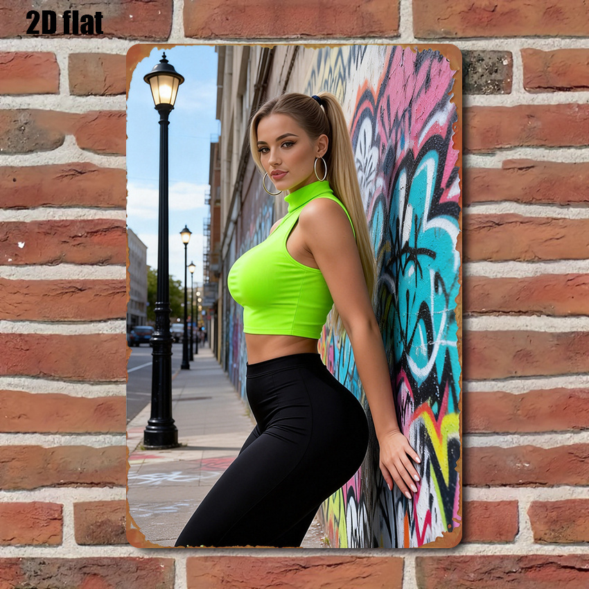 2D Vintage Metal Sign Street A - огляд і ціна Home Decor Games Free