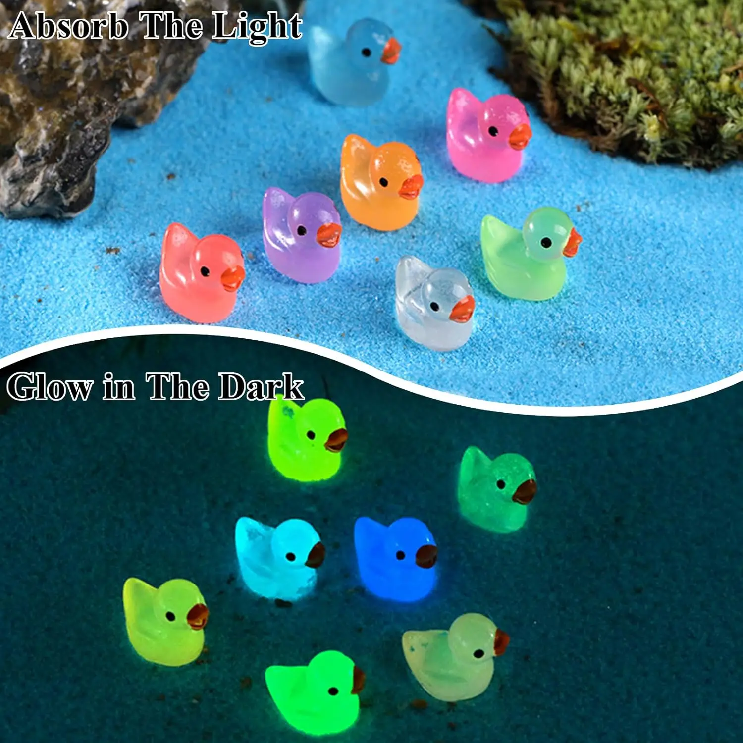 30/60/100PCS Glowing Mini Resi - огляд і ціна Home Decor Under 100