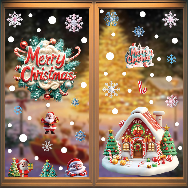 Christmas Festive PVC Static G - огляд і ціна Home Decor Store