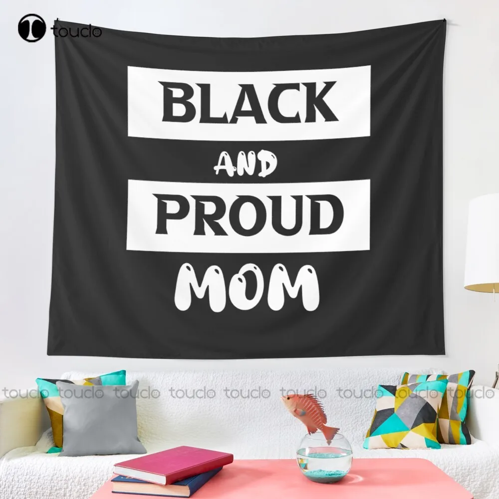 New Black & Proud Mom Tapestry - огляд і ціна Home Decor Store