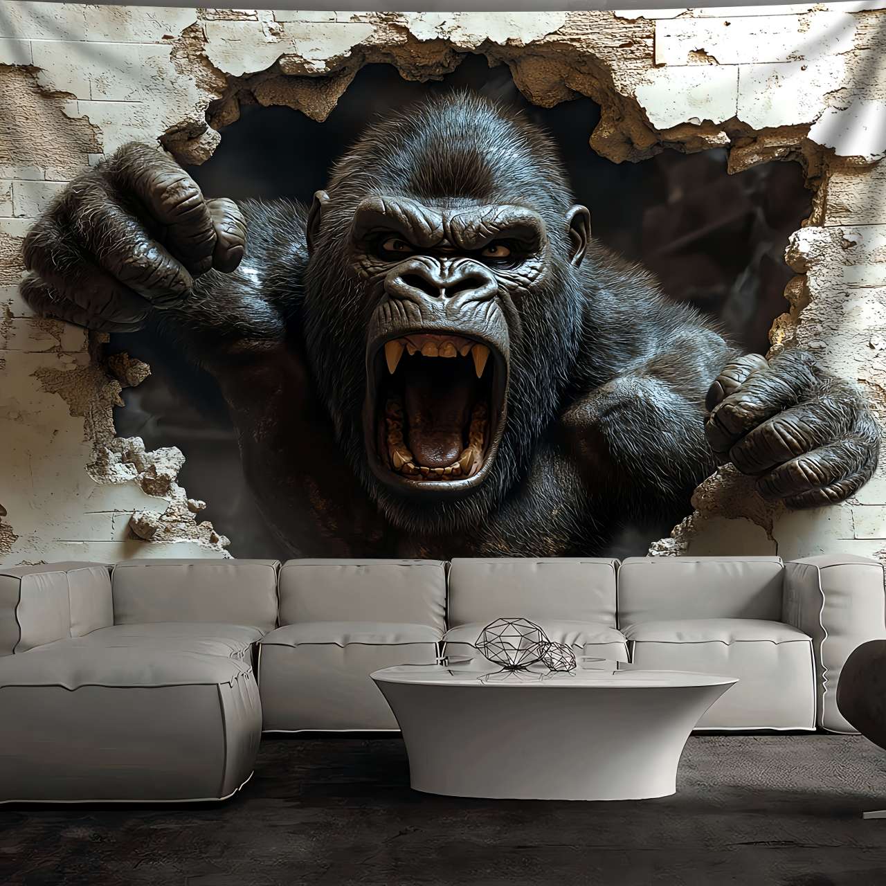 1pc 3D Dynamic Gorilla Wall Bu - огляд і ціна Home Decor Under 100