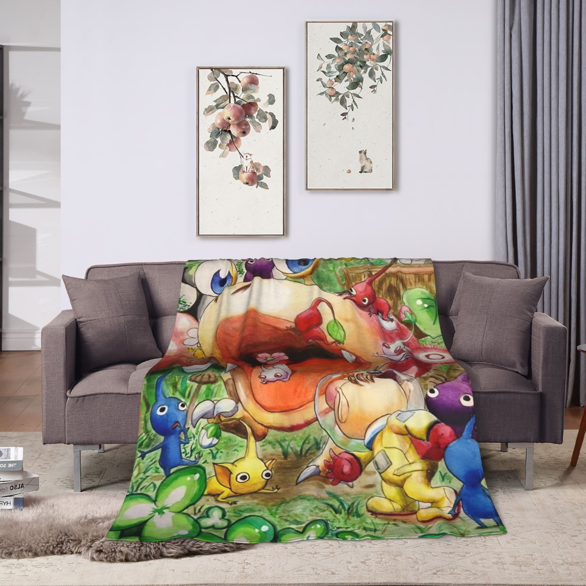 Pikmin Game Blanket  Warm Nove - огляд і ціна Home Decor Fallout 4