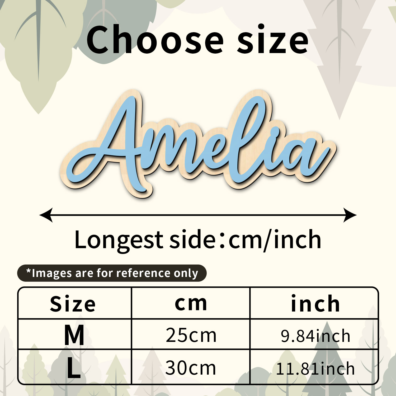 1pc Customized Wooden Name Dec - огляд і ціна Home Decor Unique