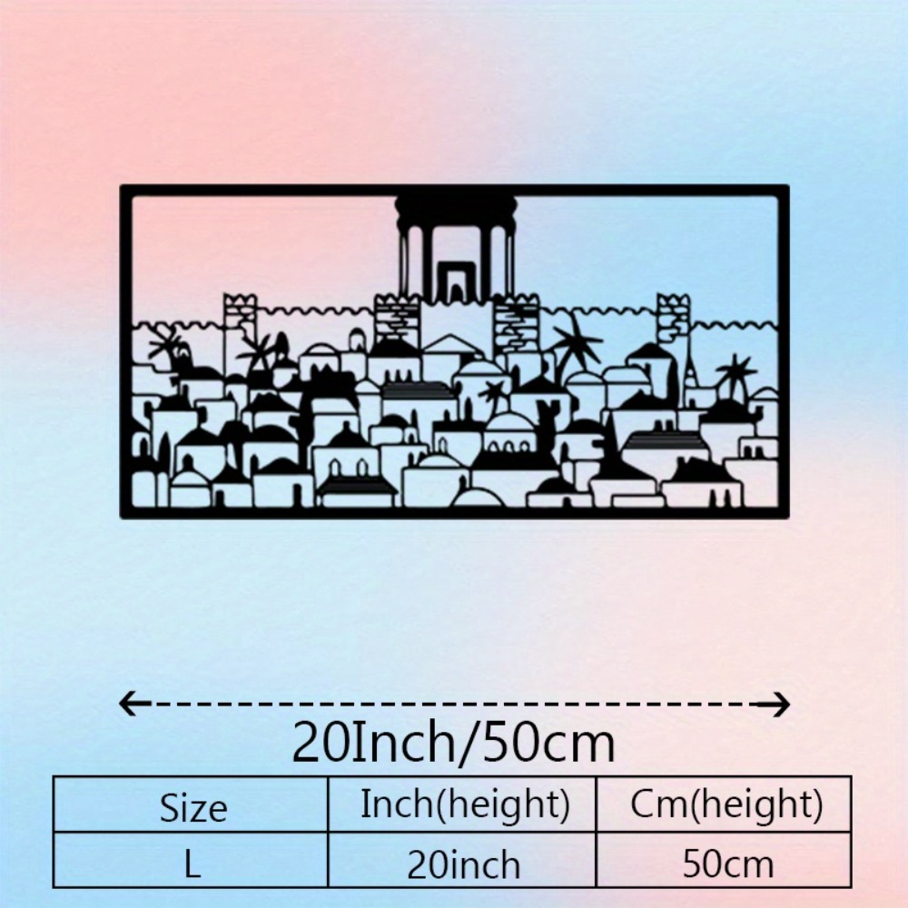 CIFBUY Metal Wall Art Jerusale - огляд і ціна Home Decor You