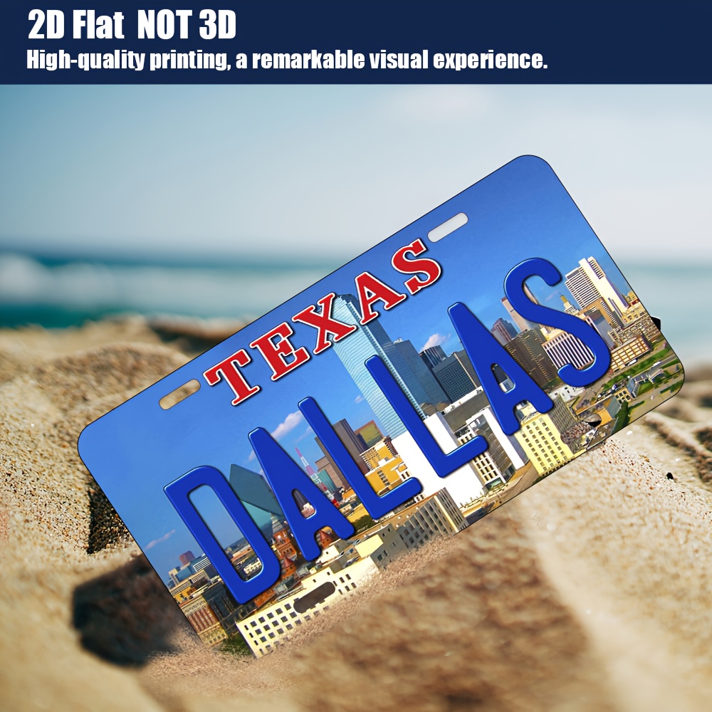 2D Flat, 1pc Vintage Texas Dal - огляд і ціна Home Decor Dallas