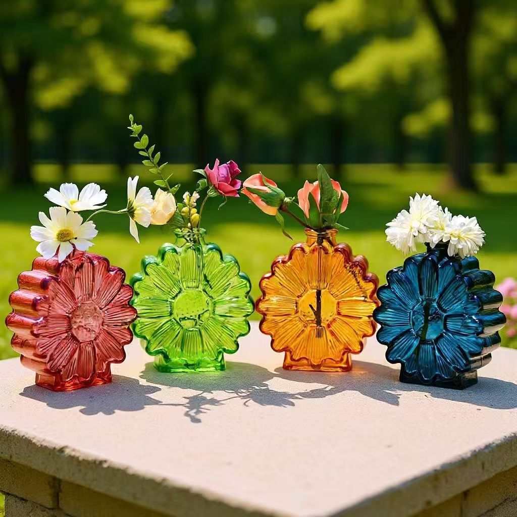 Simple Stained Glass Vase Hydr - огляд і ціна Glass Vase Nordic