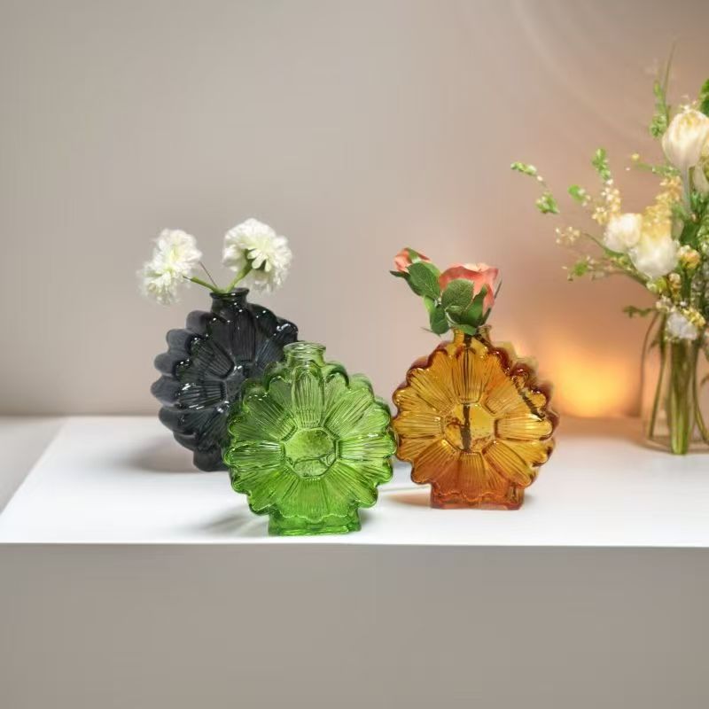 Simple Stained Glass Vase Hydr - огляд і ціна Glass Vase Nordic