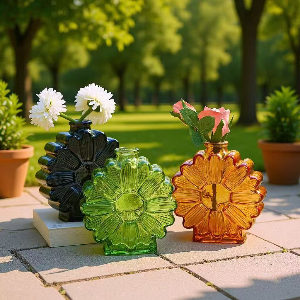 Simple Stained Glass Vase Hydr - огляд і ціна Glass Vase Nordic